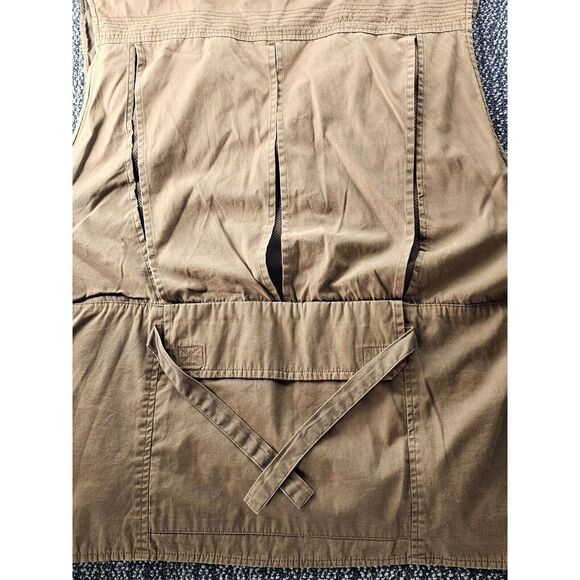 Orvis Safari Vest Size XXL Men‎ Tan Canvas Hunting Mesh Vented Fishing Utility - Picture 7 of 10